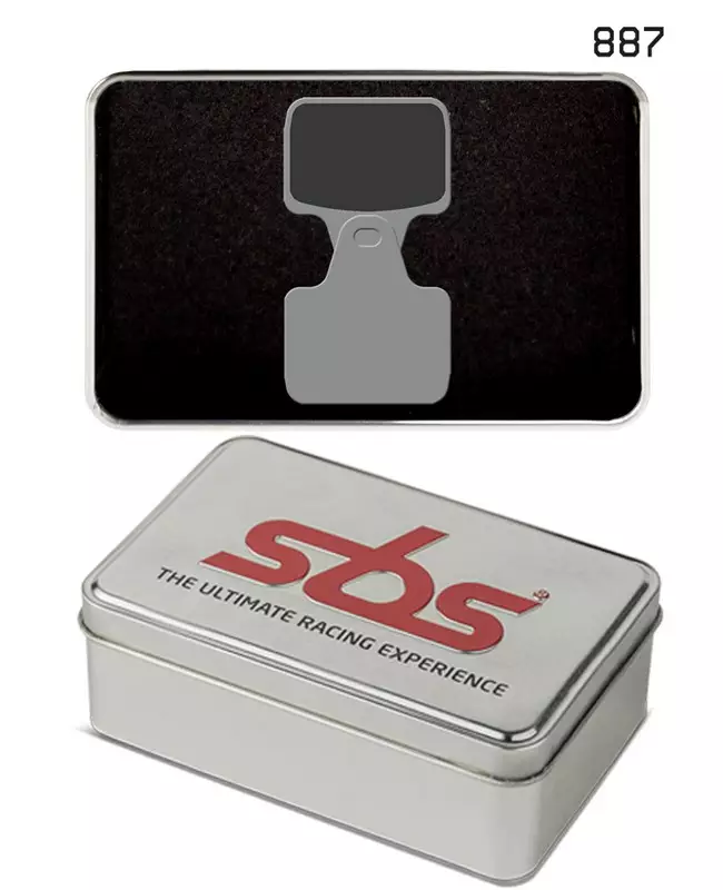 SBS Bromsklossats Dual Sinter 2 887DS-2 - MC Bromsbelägg - 23-887DS-2 - 1