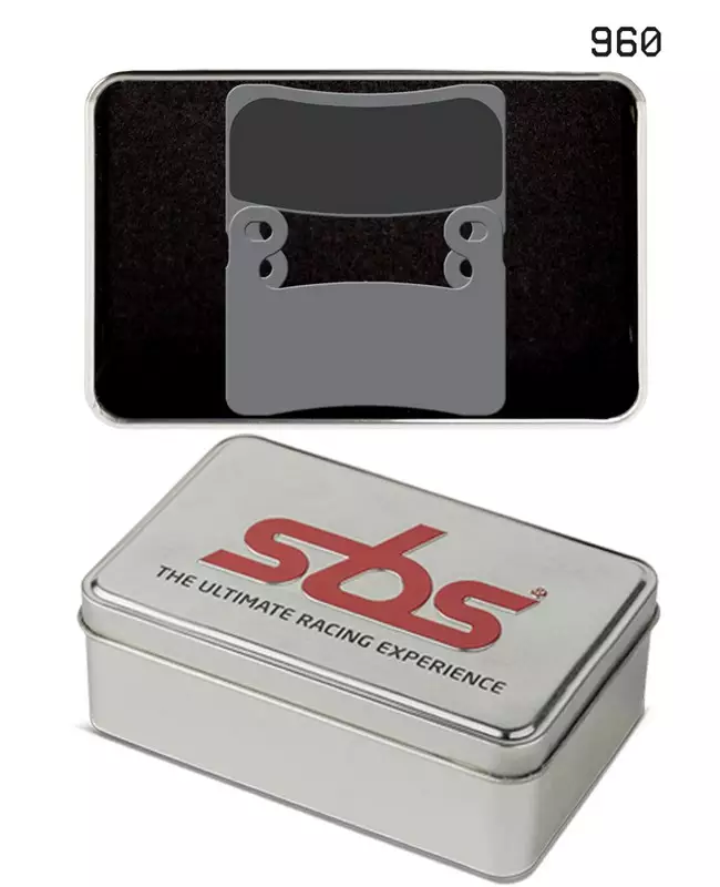 SBS Bromsklossats Dual Sinter 2 960DS-2 - MC Bromsbelägg - 23-960DS-2 - 1