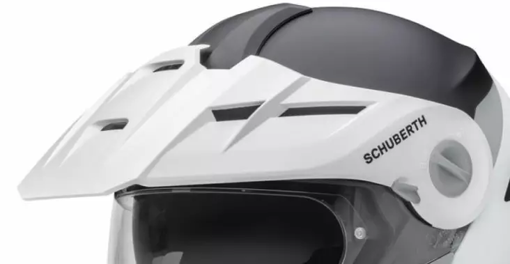 Schuberth skärm E1 radiant vit strl 53-59 - Hjälm reservdelar - 511-1500-08-2 - 1