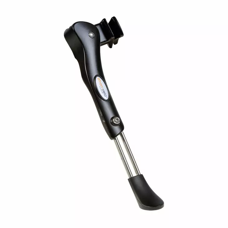 Stöd Atran Stylo 24-28", centrummontering, justerbar, svart/stål, kort mutter - Stöd och delar - 62182 - 1