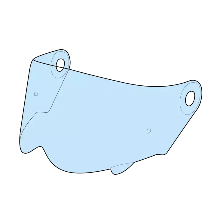 Simpson Darksome visir klar - Visir - 638-102112 - 1