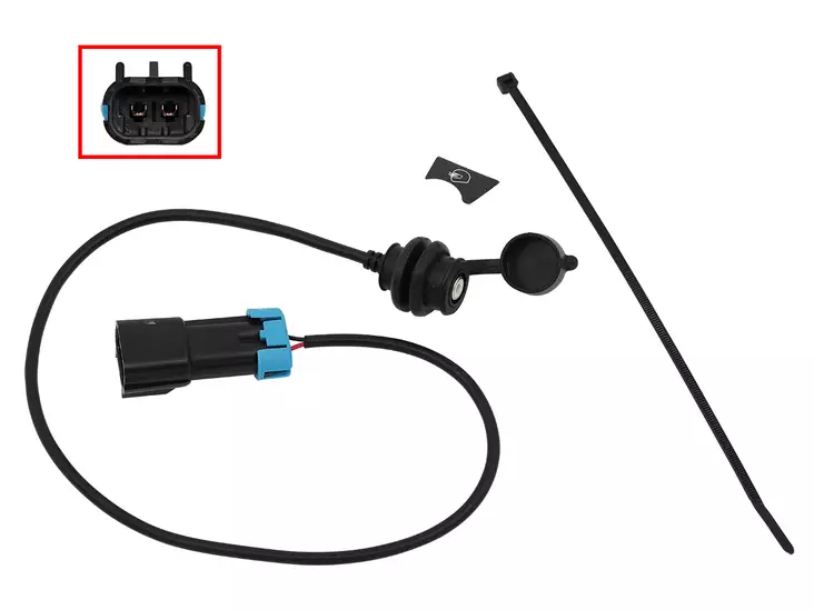 Sno-X Uppvärmd visir plug kit, Polaris 2019- - Snöskoter andra eldelar - 81-01612 - 1
