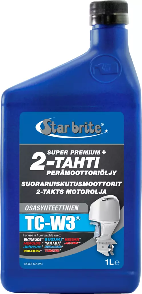 Super Premium 2-taktolja TC-W3 direktinsprutnings motor 1L - Underhållsprodukter - 136-19232 - 0