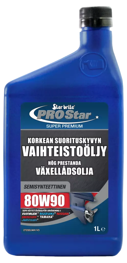 Växelhusolja 80W90 synteett. 1L - Underhållsprodukter - 136-27232 - 0