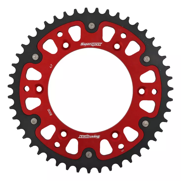 Supersprox Stealth Rear sprocket Beta RR 2013-2018 Red - Motocross bakdrev - 272-8000-RST-49-2 - 1
