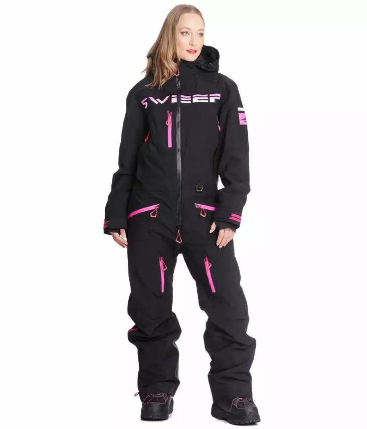 Sweep Gravity damer skoteroverall, svart/rosa - Skoteroveraller - 537-2239-32 - 2