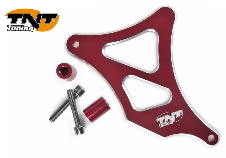 TNT Framdrevs skydd, Aluminium, Röd, AM6 - Framhjulsskydd - 306-4102-2 - 1