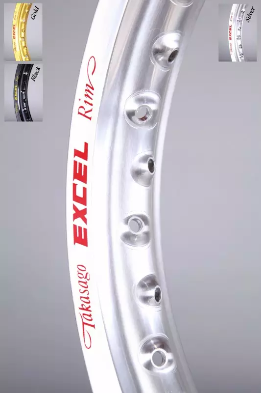 Fälg Excel 18x2.15 silver 36H - Motocross fälgringar - 540-FES422 - 1