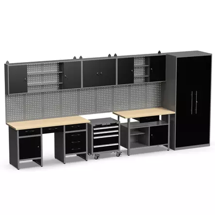 Timco Elite+ 450x60x205 cm verktygsskåp - Förvaring och lagring - 102812513 - 2