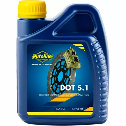 Putoline Brakefluid DOT 5.1 - 500 ml - Bromsvätskor - 554-74043 - 1