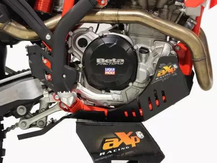 AXP Xtrem HDPE hasplåt Svart Beta 350RR/390RR/430RR/480RR/500RR 23-24 - Motocross hasplåt - 397-AX1683 - 2