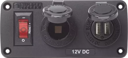 Blue Sea Below deck panels - Säkrings- och elpaneler - 134-4363 - 1