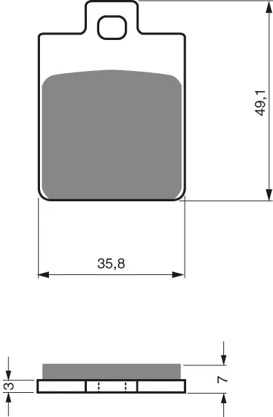 GOLDFREN Bromsbelägg 137 Ceramic Carbon S3 - Motocross bromsbelägg - 48-12-137-3 - 1