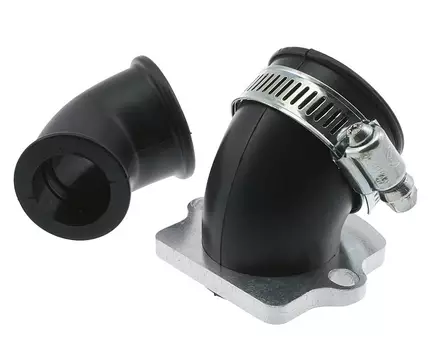 Förgasarfläns Racing, Ø24&32mm, Gilera- / Piaggio- / Aprilia-skotrar 50cc - Förgasarfläns - 302-0393 - 1