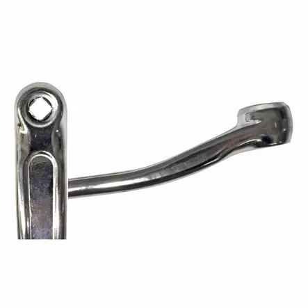 Vevarm vänster 175mm, alu, silver, diamond - Pedalvevar - 60313 - 2