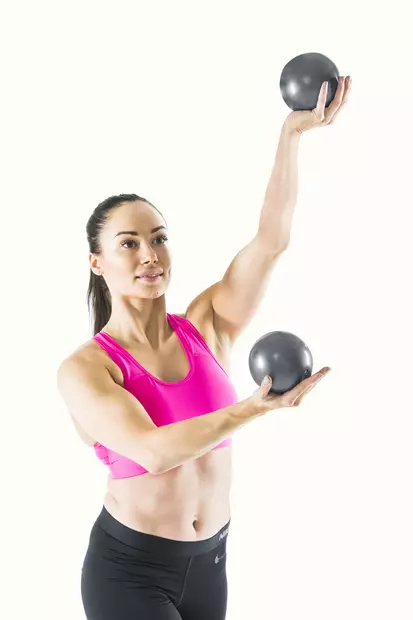 Gymstick Exercise Weight Ball 2 x 1kg - Konditions- och träningsbollar - GS62013 - 2