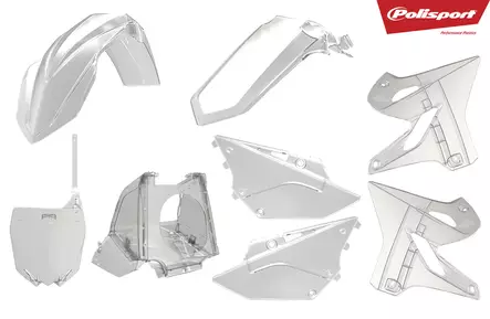Polisport kit Yamaha YZ125/250(02-->) Restyling, Transparent - Motocross plastsats - 178-90773 - 1