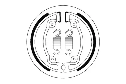 SBS Bromssko 2203 - MC Bromsskor - 23-2203 - 2