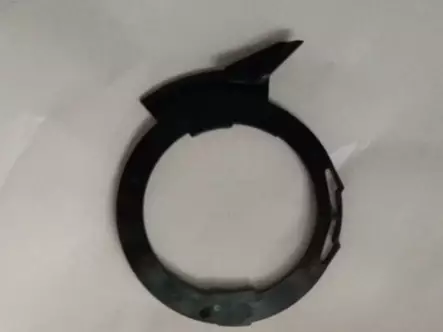 Schuberth E1 låsplatta till skärm GUL vänster 53-65 - Hjälm reservdelar - 511-1500-20-3 - 1