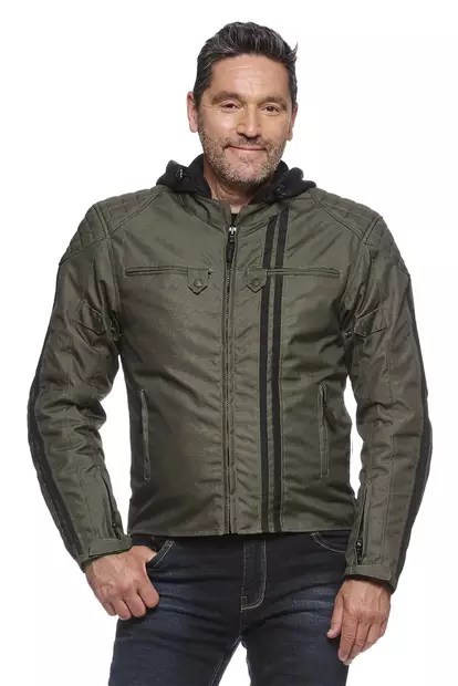 MC jacka Sweep Motorod, grön/svart - MC jackor - TJMR-03 - 1