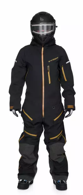 Sweep Tundra Light snöskoteroverall, svart/guld - Skoteroveraller - TSTUN-023 - 1