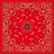 Bandanna Red paisley - Hjälmhuvor och balaclavas - B003 - 1