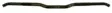 CFR Misfit Styre smalt, 1/2" 1/8 Svart/Grön - Snöskoter styren - 928-1060-3 - 1