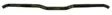 CFR Misfit Styre smalt, 1/2" 7/8 Svart/Grön - Snöskoter styren - 928-1060-03 - 1