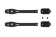 Gianni Falco Alu-plastic buckle straps kit (120/414/415), black - MC stövlar och skor reservdelar - FAL415BUC-003 - 1