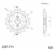 Supersprox / JT Front sprocket 711.13 - MC Framdrev - 27-1-711-13 - 1