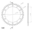 Supersprox / JT Rear sprocket 1340.43 - MC Bakdrev - 27-2-1340-43 - 1