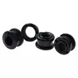 Ketjurattaan kiinnityspultit M-Wave, M8.5x8.5mm, alumiini/4 kpl, musta - Övriga pedalvevs- och vevpartidelar - 60323 - 3