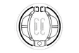SBS Bromssko 2093 - MC Bromsskor - 23-2093 - 1