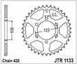 Tec-X Bakdrev, 53 tänder (420), Ø108mm, Aprilia 14-, Derbi 10-, Gilera 10- - Bakhjul - 27-1092-53 - 1