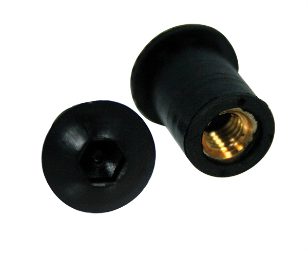 KIT DE VISSERIE DE CARENAGE NOIR - MC Utrustningar - IN413 - 1