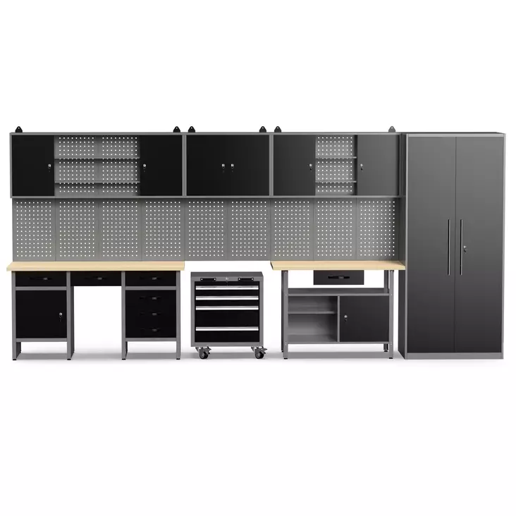 Timco Elite+ 450x60x205 cm verktygsskåp - Förvaring och lagring - 102812513 - 1