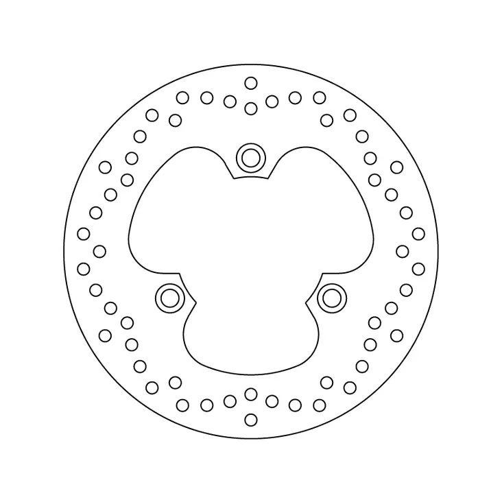 Brembo Bromsskiva Serie Oro - MC Bromsskivor - 232-68B40743 - 1