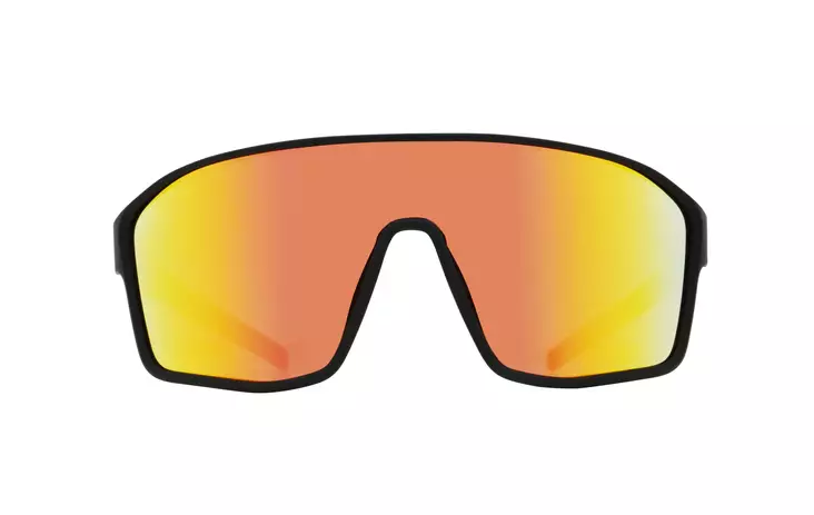 Spect Red Bull Daft solglasögon Soft Black/Red w Brown Red Mirror lens - Solglasögon - 674-25023 - 1