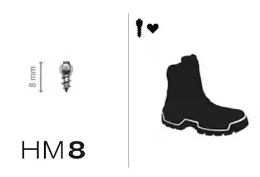 MaxiGrip Dubbsats 8mm 24st. Skodubbar Skobroddar Ink verktyg - ATV dubbsats - 74-1103 - 1