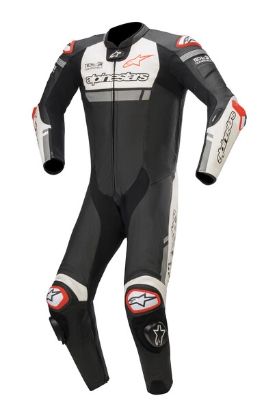 Alpinestars Skinnställ 1-pcs Missile Ignition Tech Air Sv/Vit/Röd Fluo - MC skinnställ - D279333 - 1
