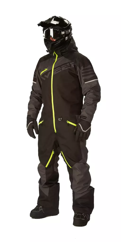 Sweep Razor Insulated snöskoteroverall, svart/grå/neon - Skoteroveraller - TSRAZIN-233 - 1