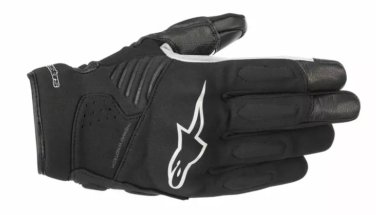 MC handskar Alpinestars Faster, svart/vit - MC handskar - D238593 - 1