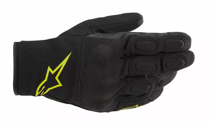 MC-handskar Alpinestars S Max Drystar, svart/gul - MC handskar - D279603 - 1