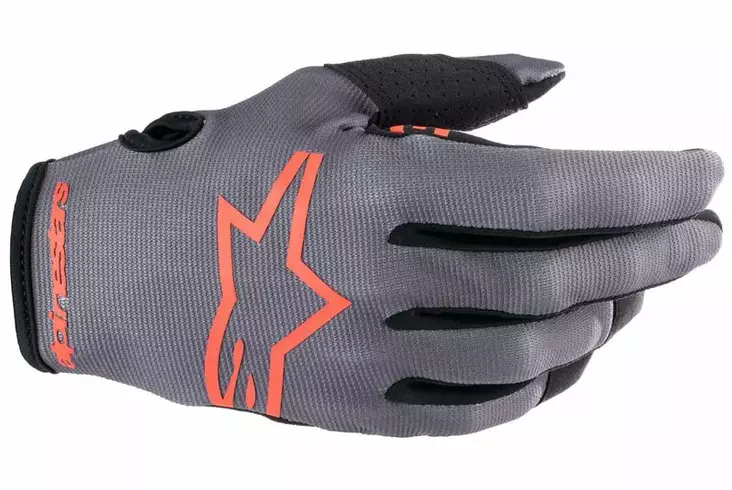 Alpinestars crosshandskar Radar Grå/Neon Röd - Crosshandskar - D438133 - 2