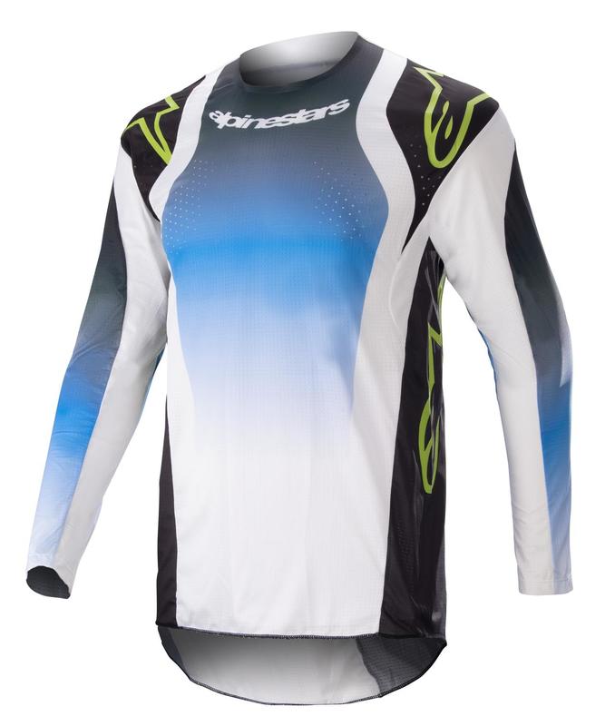 Alpinestars crosströja Techstar Push Blå/Vit - Crosströjor - D437683 - 2