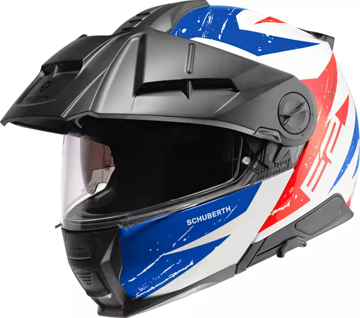 Schuberth Öppningsbar Hjälm E2 Explorer Blå - MC öppningsbara och öppna hjälmar - 51-2313 - 2