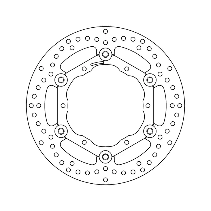 Brembo Bromsskiva Serie Oro floating - MC Bromsskivor - 232-78B40813 - 1