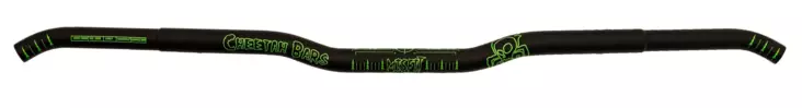CFR Misfit Styre smalt, 1/2" 7/8 Svart/Grön - Snöskoter styren - 928-1060-03 - 1