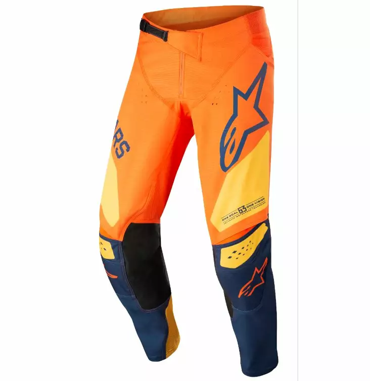 Crossbyxa Alpinestars Techstar Factory, orange/blå/gul - Crossbyxor - D393413 - 1