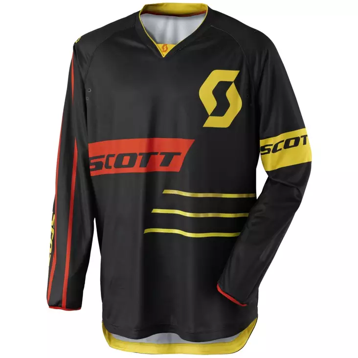 Scott Jersey 350 Dirt svart/gul - Crosströjor - 621-7001-3 - 1